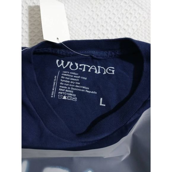 WU TANG Lightening Vintage Wash T-Shirt Short Sleeve Size XL - Picture 3 of 4